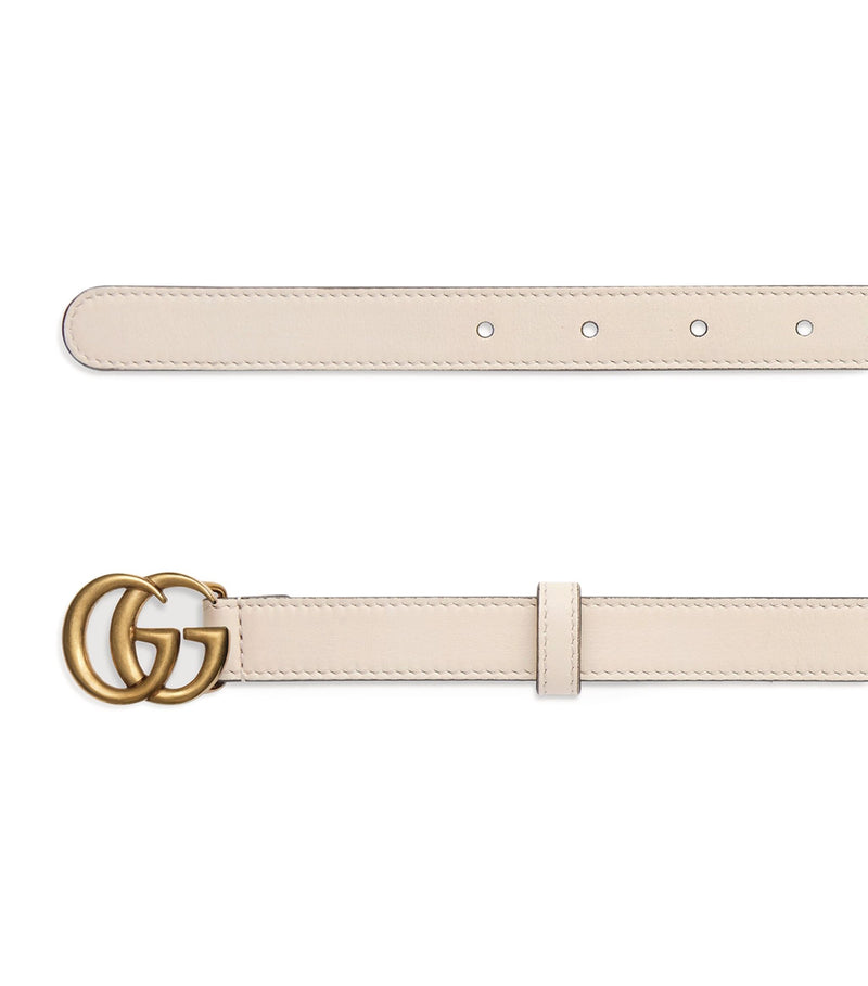 Leather Double G Belt