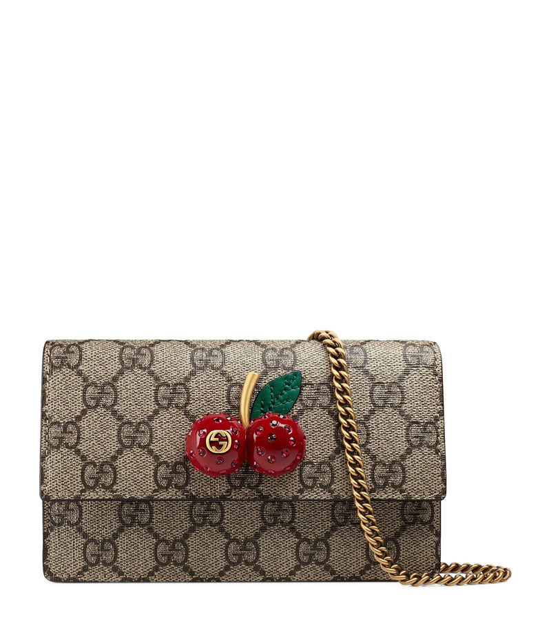 Cherry-Detail GG Supreme Mini Bag
