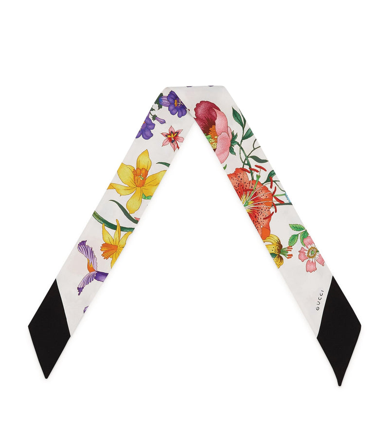Silk Flora Print Necktie