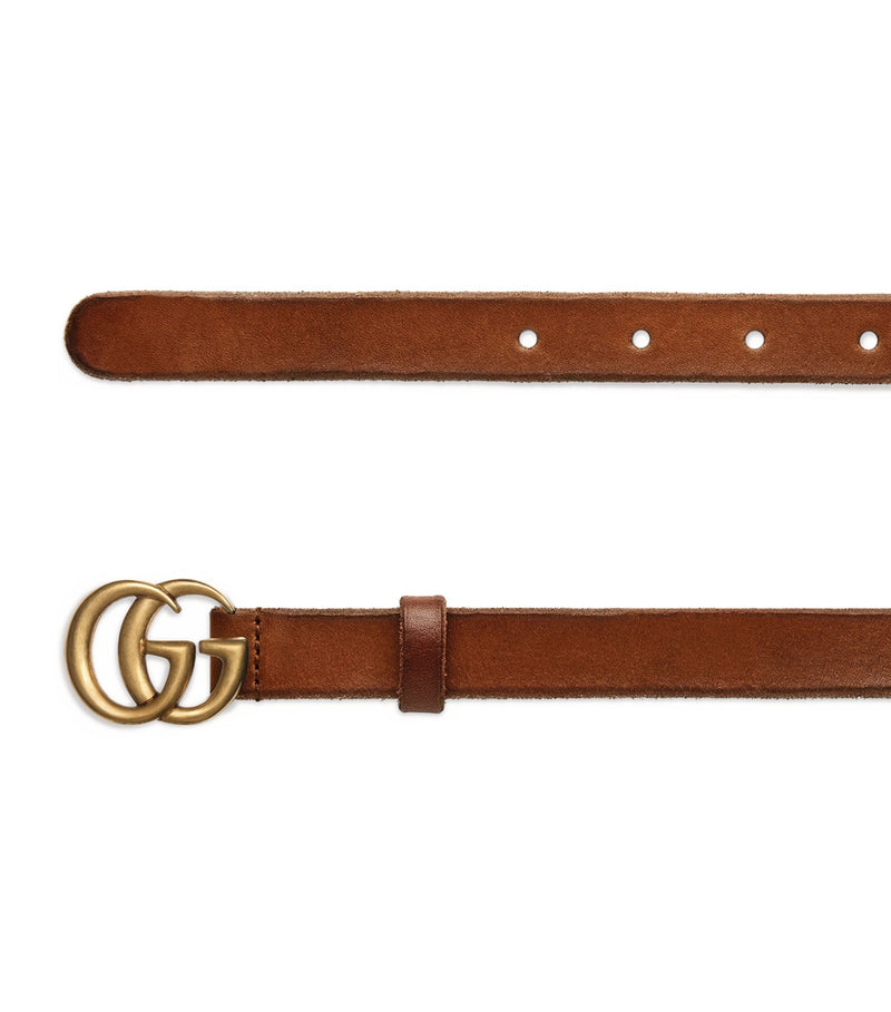 Leather Double G Belt