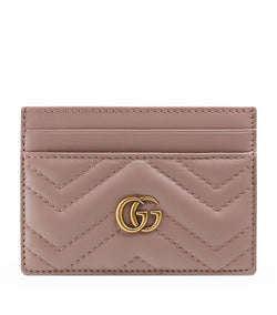 Leather GG Marmont Card Holder