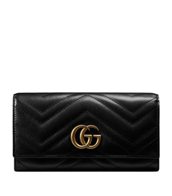 Leather Marmont Continental Wallet