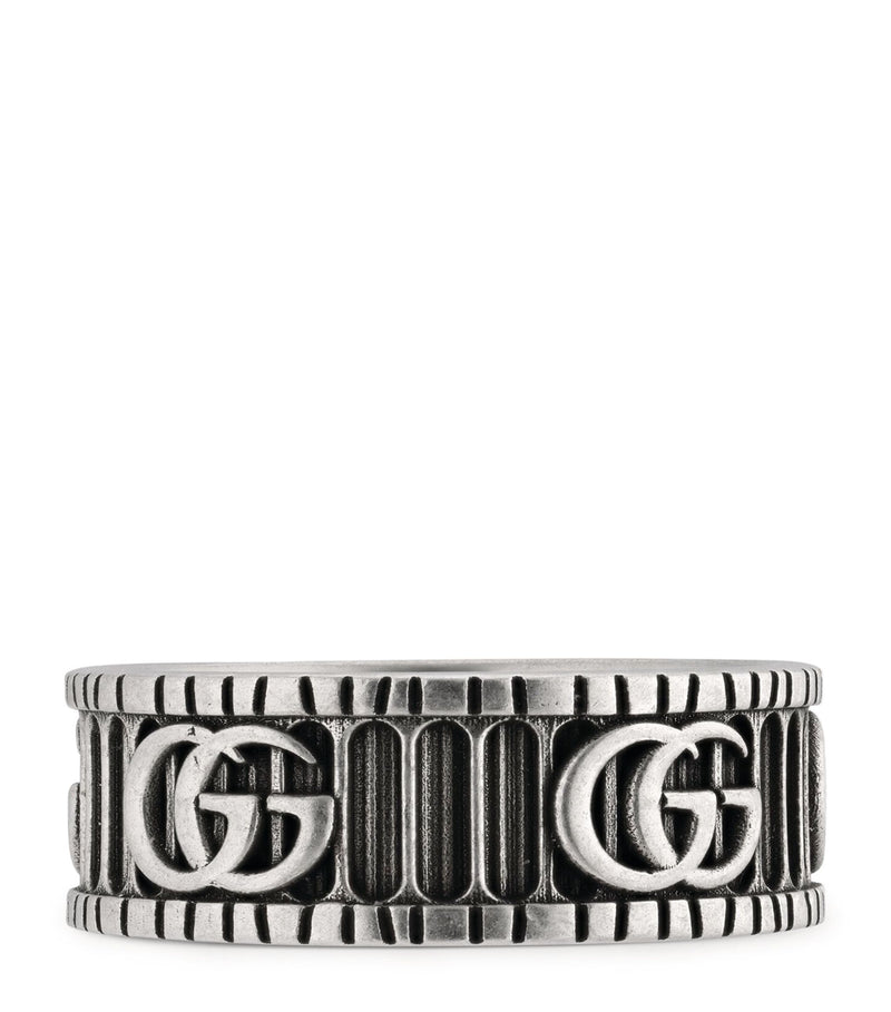 Sterling Silver Double G Ring