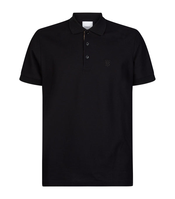 Monogram Motif Cotton Pique« Polo Shirt