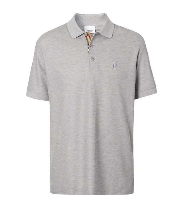 Monogram Motif Cotton Pique« Polo Shirt