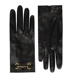 Leather Horsebit Gloves