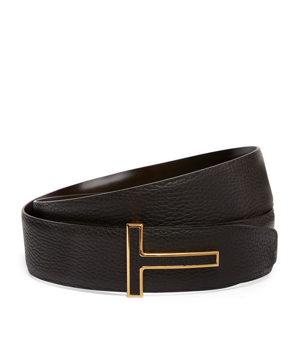 Leather T-Clasp Belt