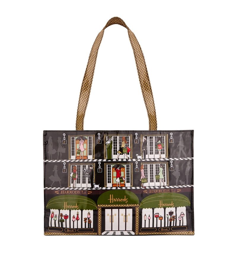 Harrods Elevators Shoulder Tote Bag