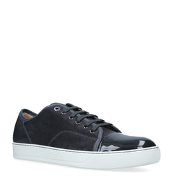 Suede Patent Toe Cap Sneakers