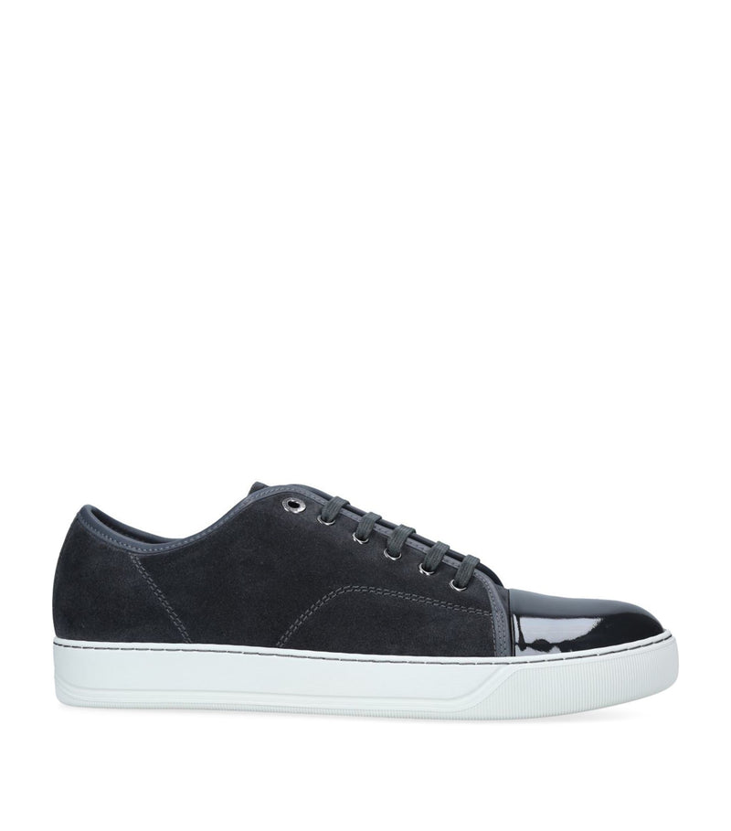 Suede Patent Toe Cap Sneakers