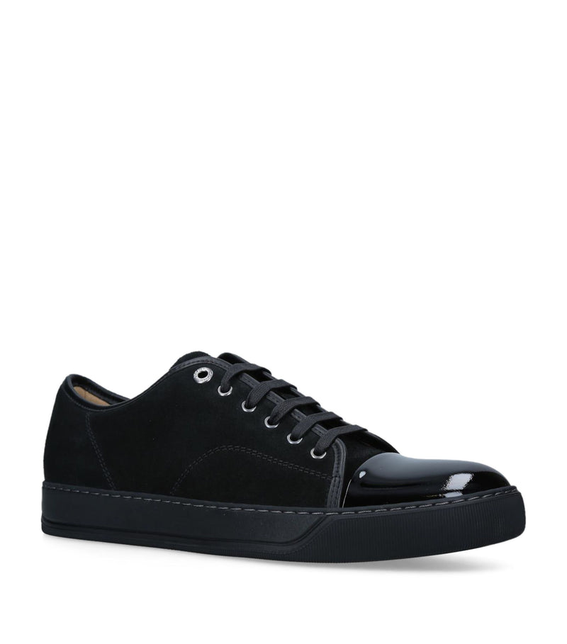 Suede Patent Toe Cap Sneakers