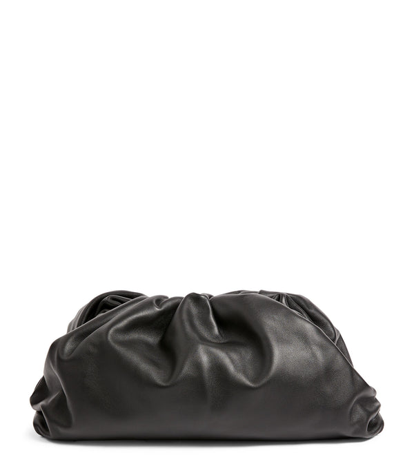 Leather Pouch Clutch Bag