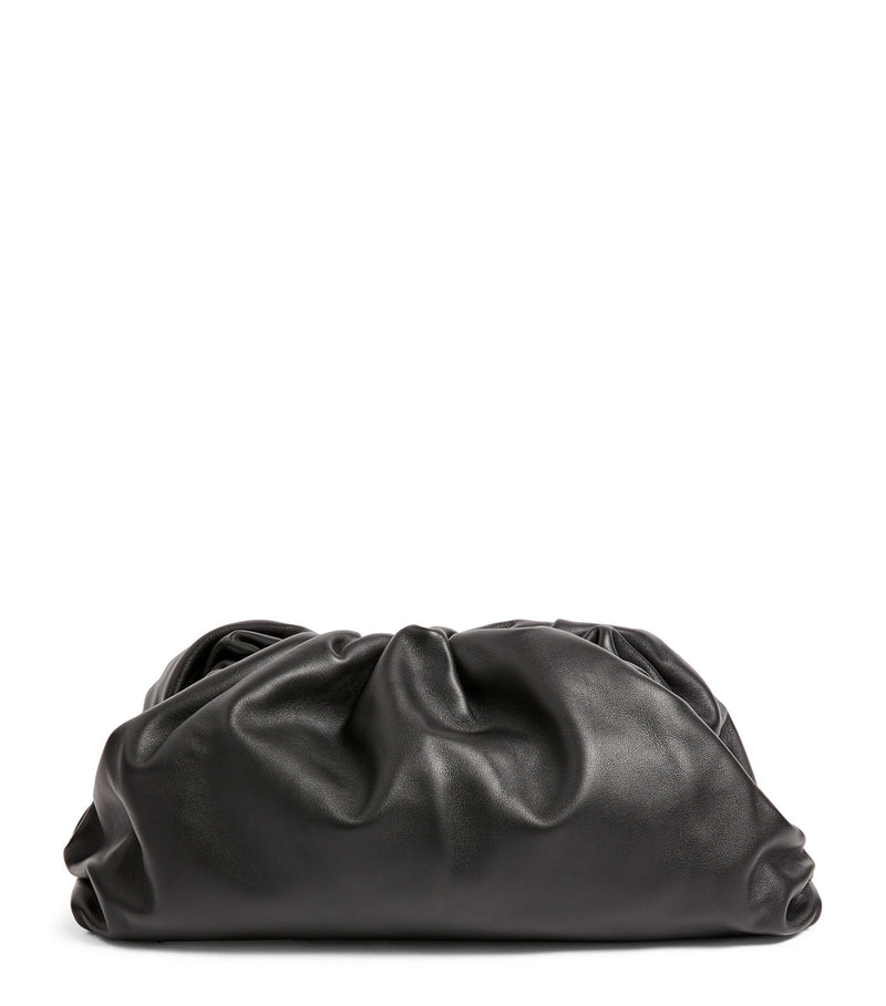 Leather Pouch Clutch Bag
