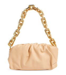 Leather Chain Pouch Shoulder Bag