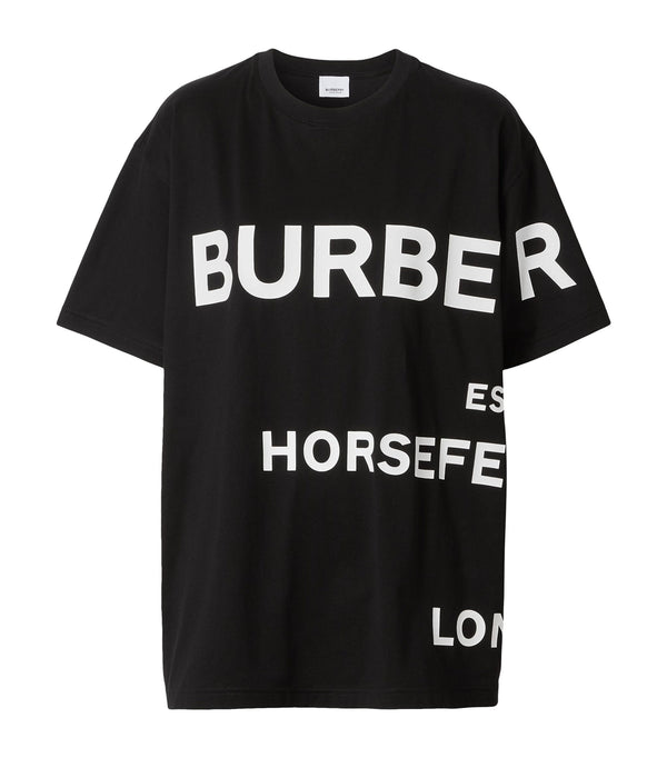 Oversized Horseferry Print T-Shirt