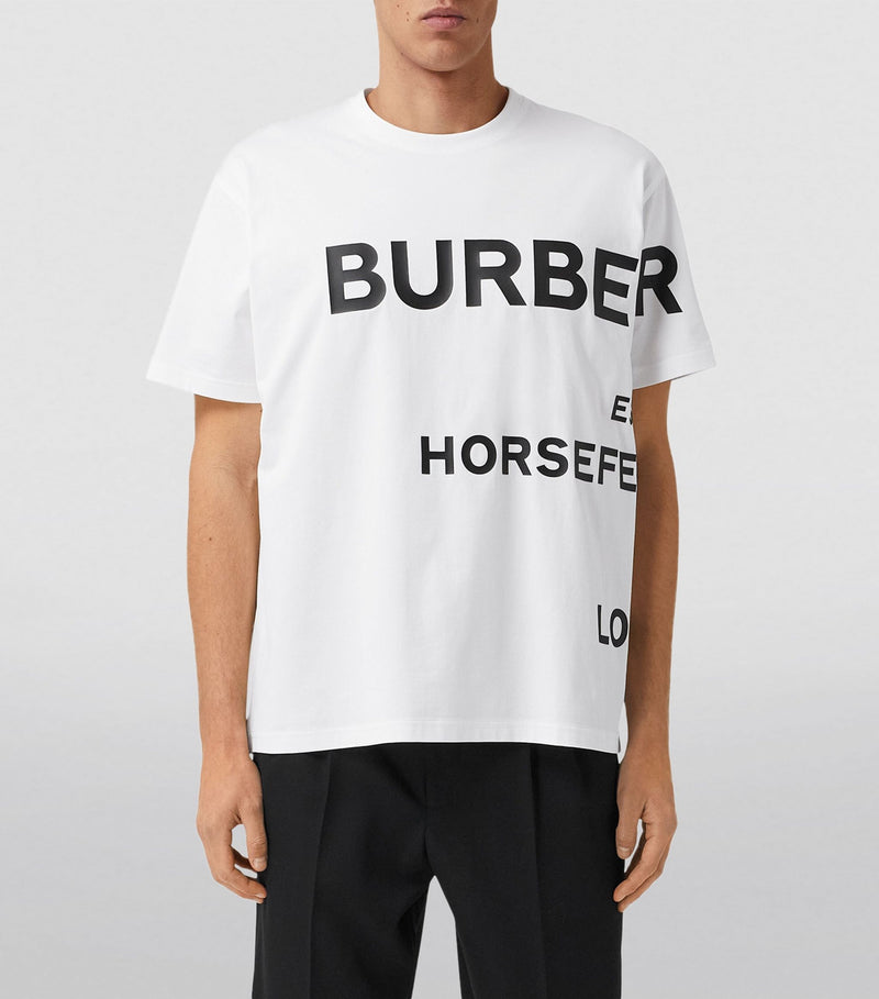 Oversized Horseferry Print T-Shirt