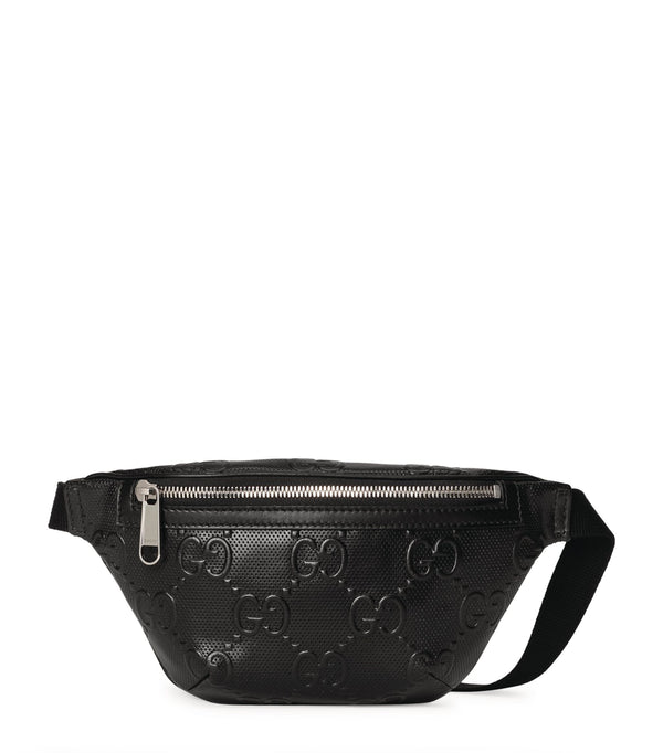 Leather Embossed Belt Bag