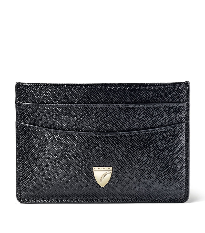 Grained Leather Slim Card Holder