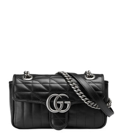 Mini Leather GG Marmont Shoulder Bag