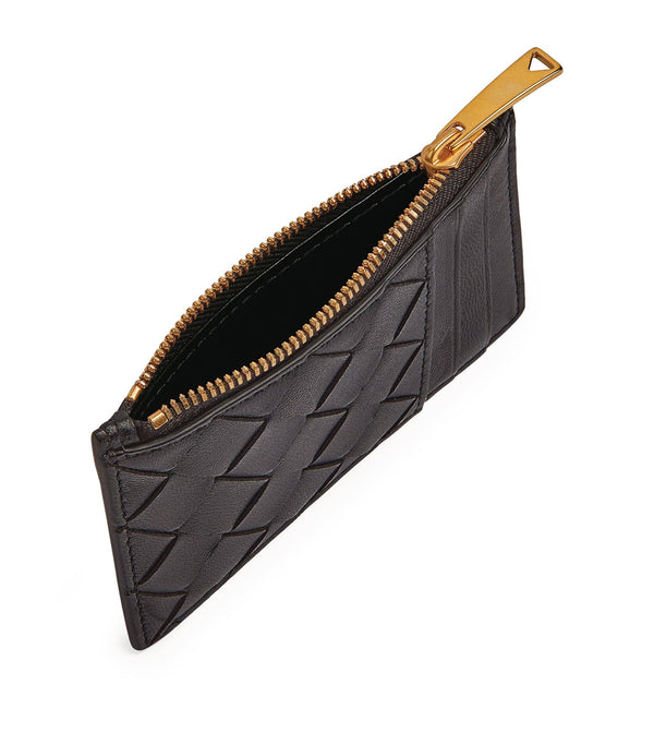 Leather Zipped Card Holder
