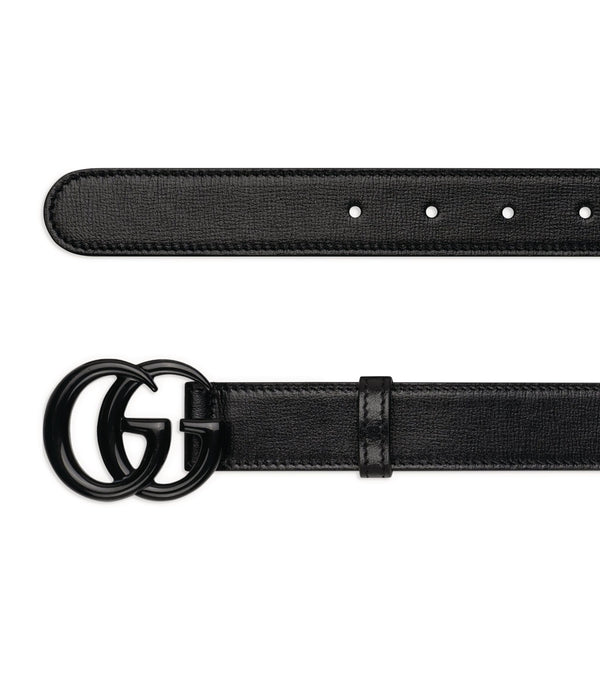 Leather Thin GG Marmont Belt