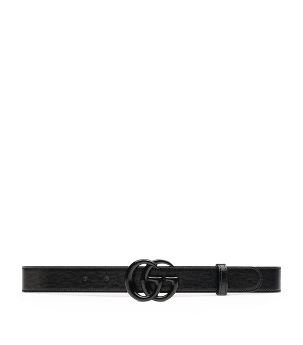 Leather Thin GG Marmont Belt
