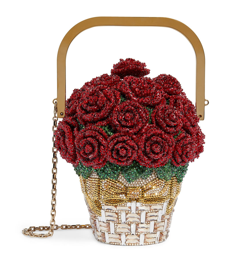 Basket of Roses Clutch Bag
