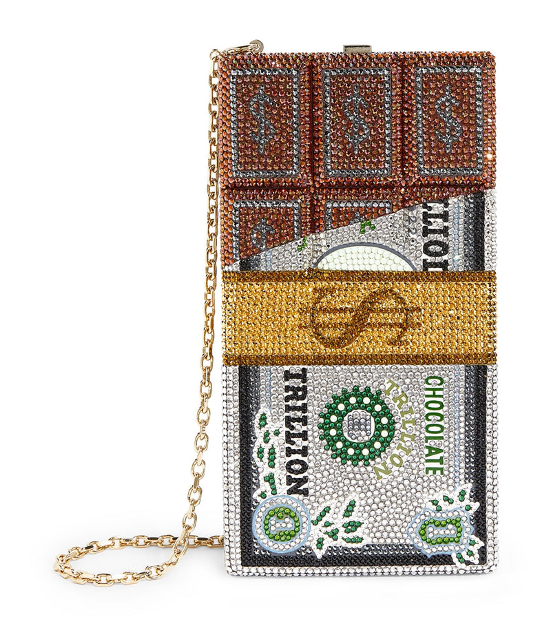 Embellished Trillionaire Candy Bar Clutch Bag