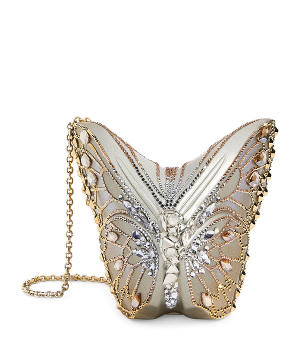 Embellished Butterfly Clutch Bag