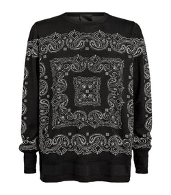 Bandana Print Sweater