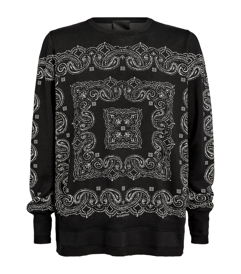 Bandana Print Sweater