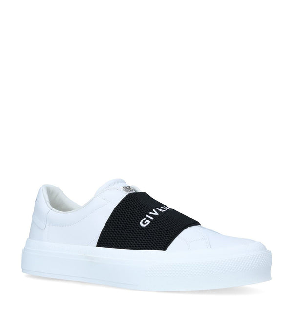 Leather City Court Slip-On Sneakers