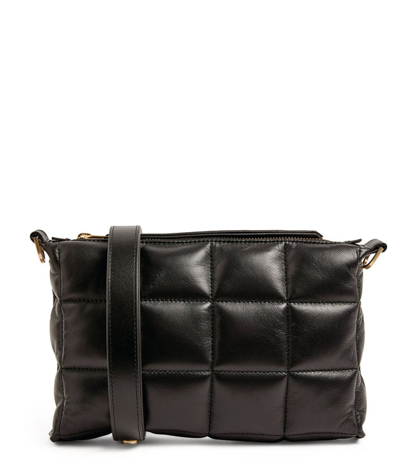 Leather Eve Quilted Cross-Body Bag