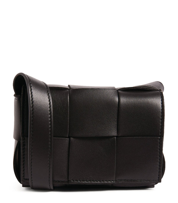 Mini Leather Cassette Cross-Body Bag
