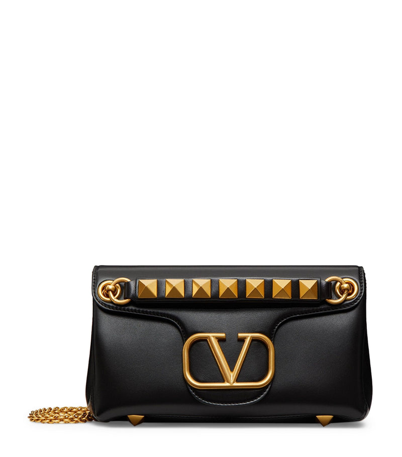 Valentino Garavani Leather Stud Sign Shoulder Bag
