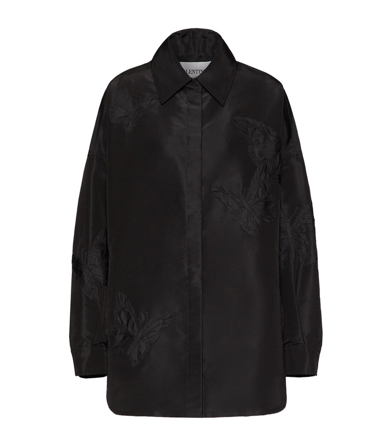 Embroidered Longline Shirt