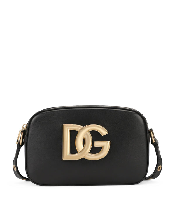 Leather DG Logo Cross-Body Bag
