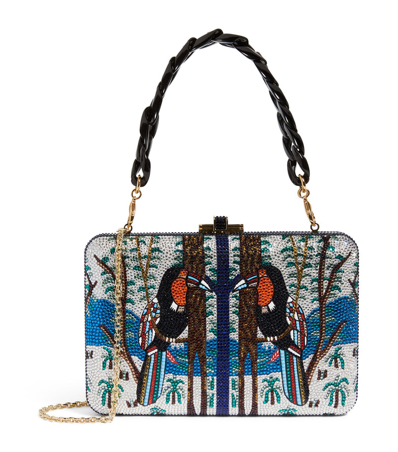 Embellished Toucan Clutch Bag