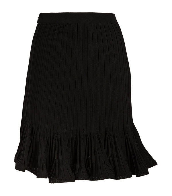 Rib-Knit Mini Skirt