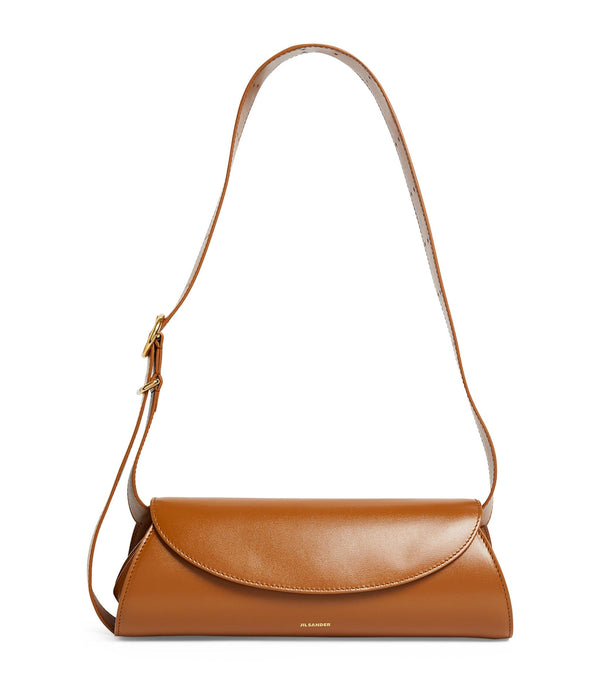 Small Leather Cannolo Shoulder Bag