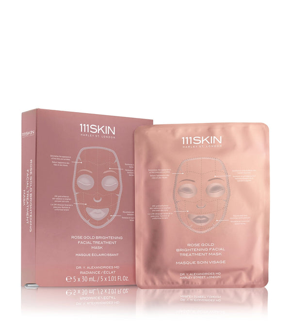 Rose Gold Brightening Facial Treatment Mask Set (5 x 30ml)
