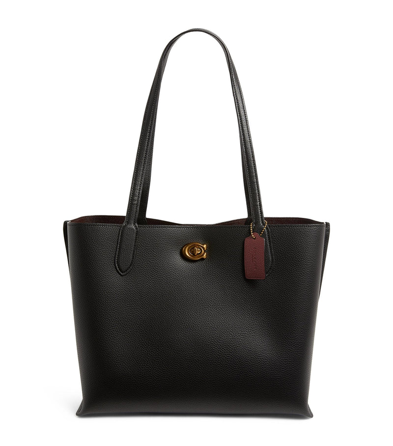 Leather Willow Tote Bag