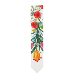 Silk Flora Print Neck Tie