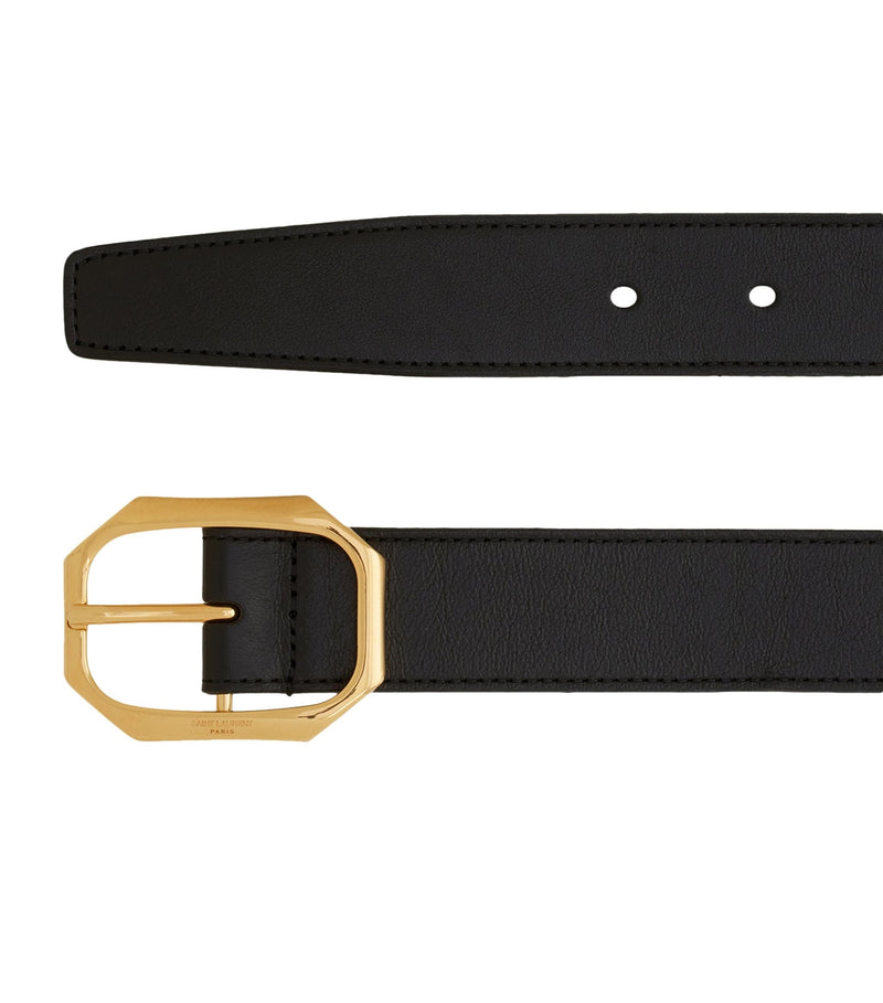 Leather Octagonal Belt