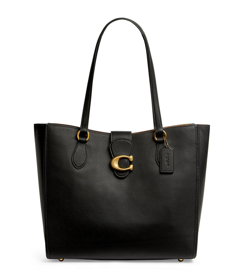 Large Leather Theo Tote Bag