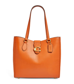Leather Theo Tote Bag