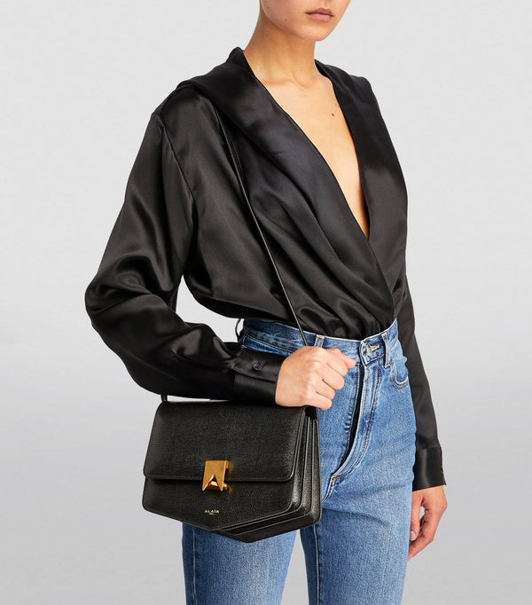 Leather Le Papa Shoulder Bag