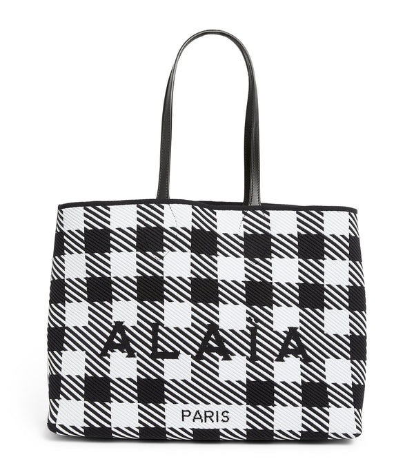 Small Houndstooth Tote Bag
