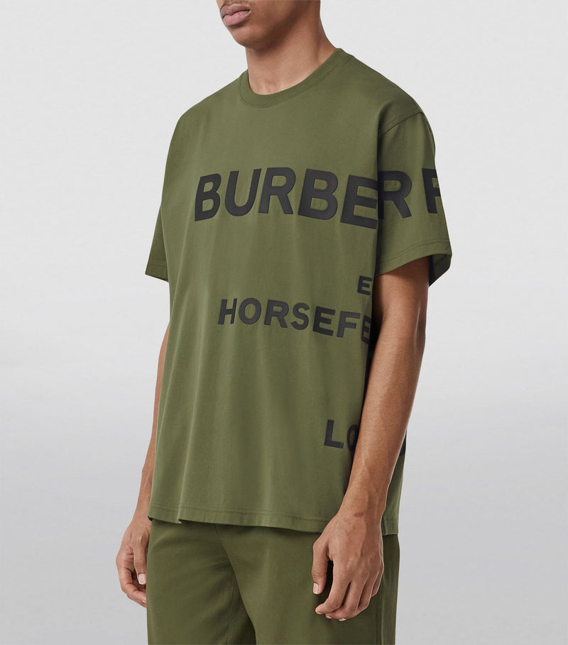 Oversized Horseferry Print T-Shirt