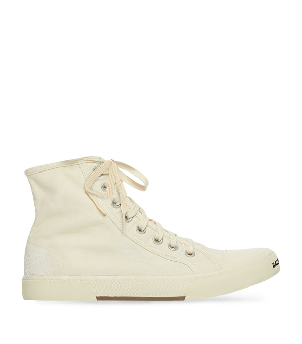 Cotton High-Top Sneakers